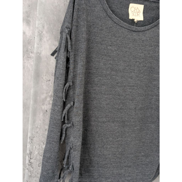 NWT Women's Chaser Long Sleeve Top XS Gray - Picture 3 of 10